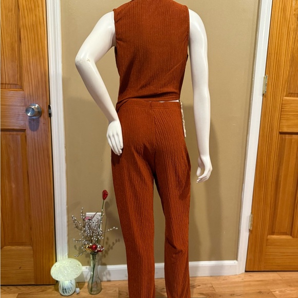 Fringe Detail Rust set - Picture 3 of 3